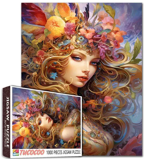 tucocoo-golden-fairy-puzzle-1000-teile-fee image 1