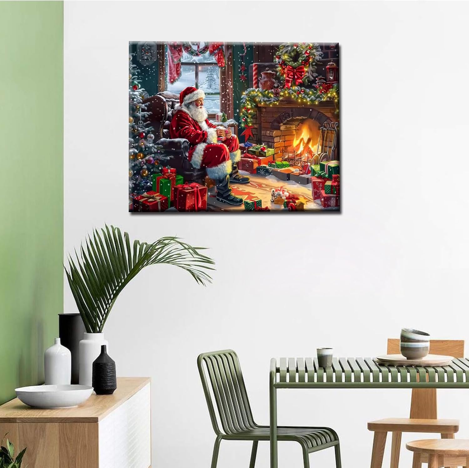 tucocoo-paint-by-numbers-santa-by-fireplace-malen-nach-zahlen-kamin image 2