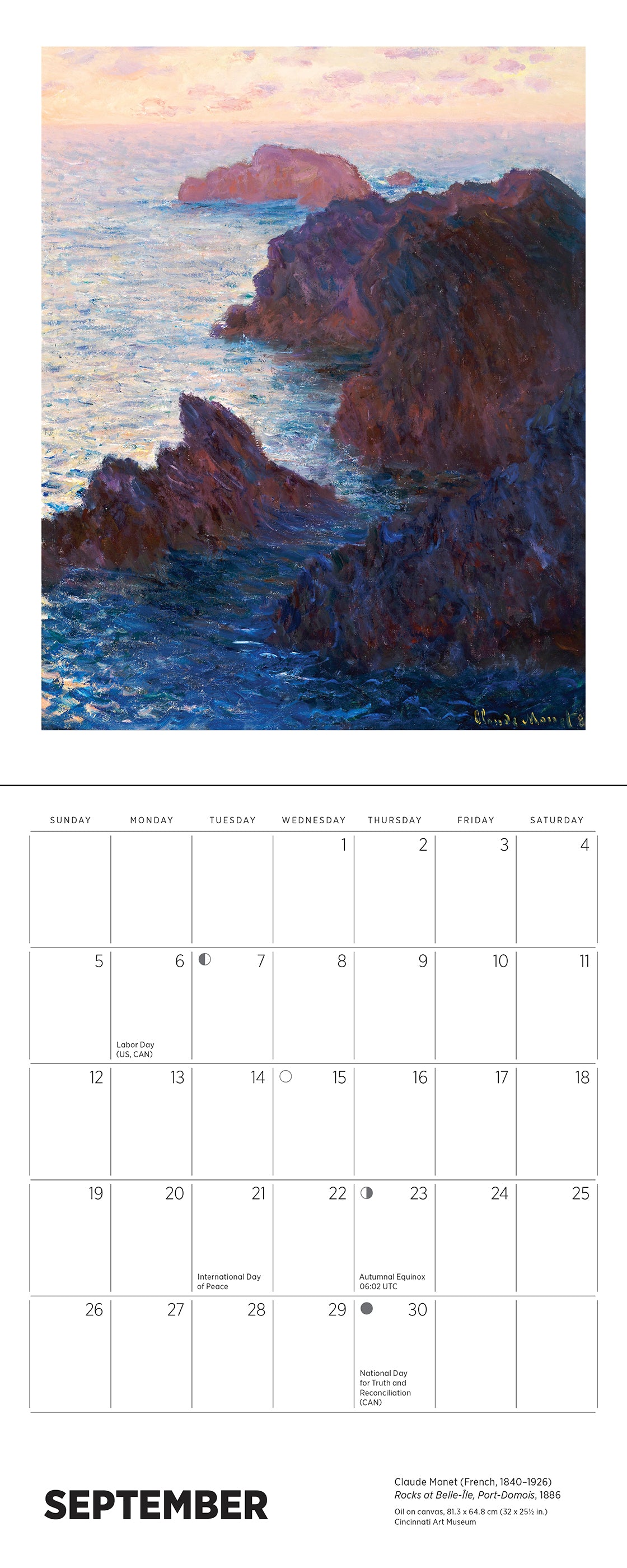 pomegranate-mini-calendar-claude-monet-2027-wandkalender image 7