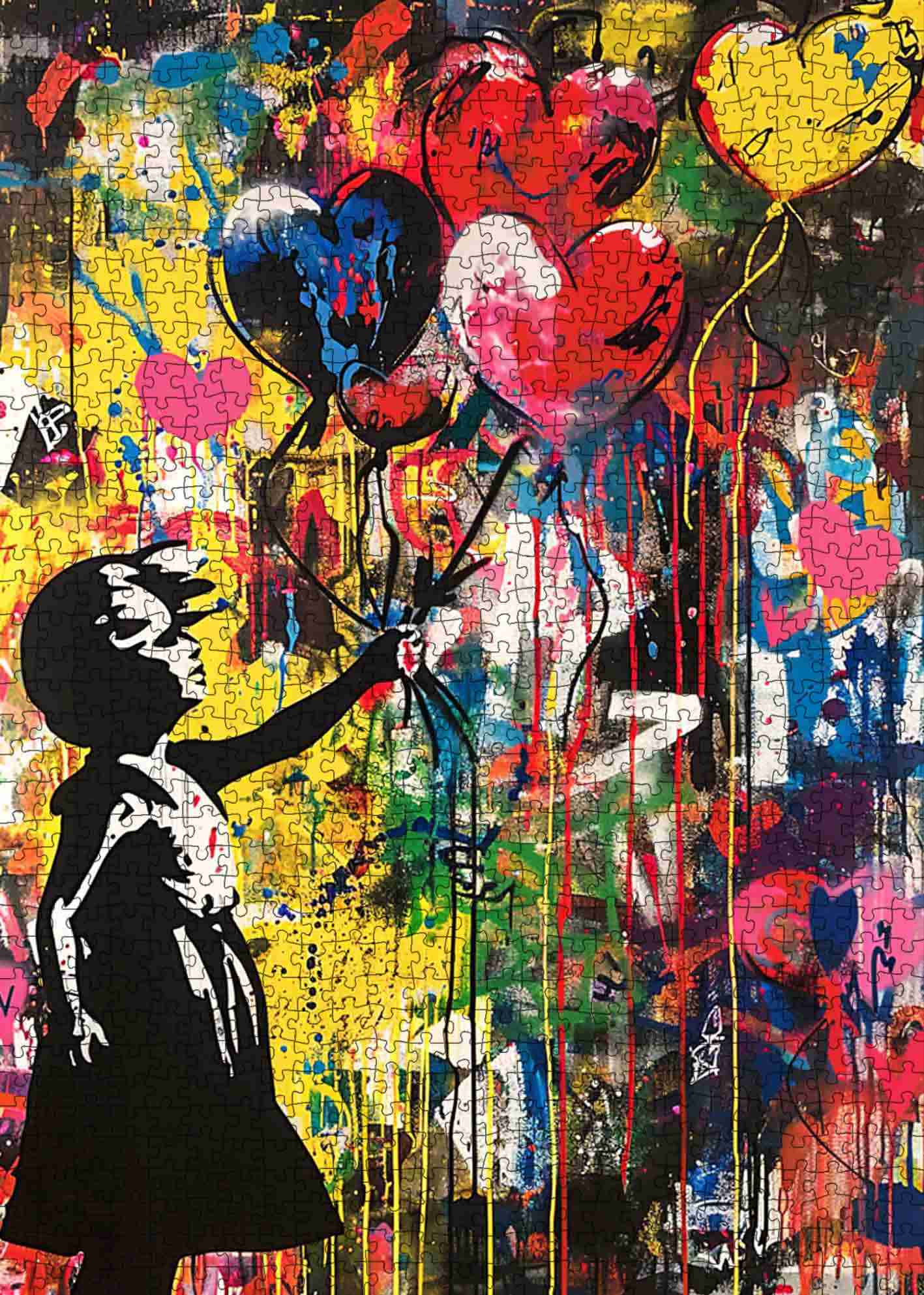 tucocoo-girl-with-balloons-puzzle-1000-teile-graffiti image 2