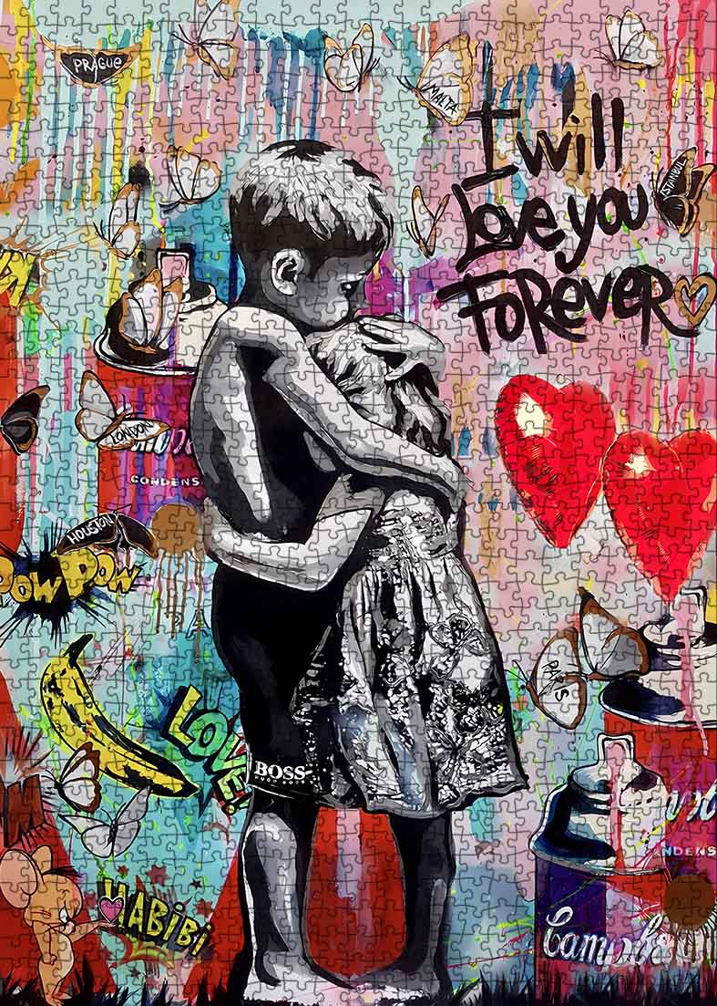 tucocoo-forever-love-street-art-puzzle-1000-teile-graffiti image 2