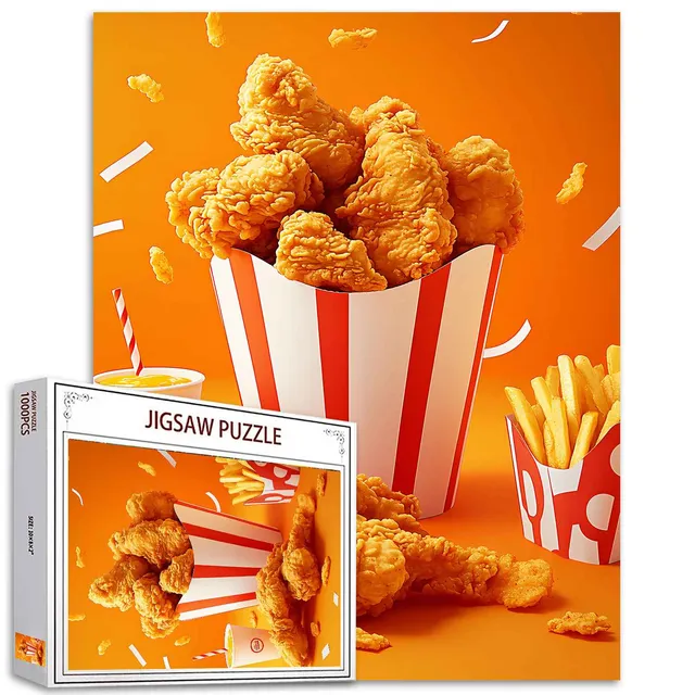 tucocoo-bucket-of-fried-chicken-puzzle-1000-teile-essen image 1