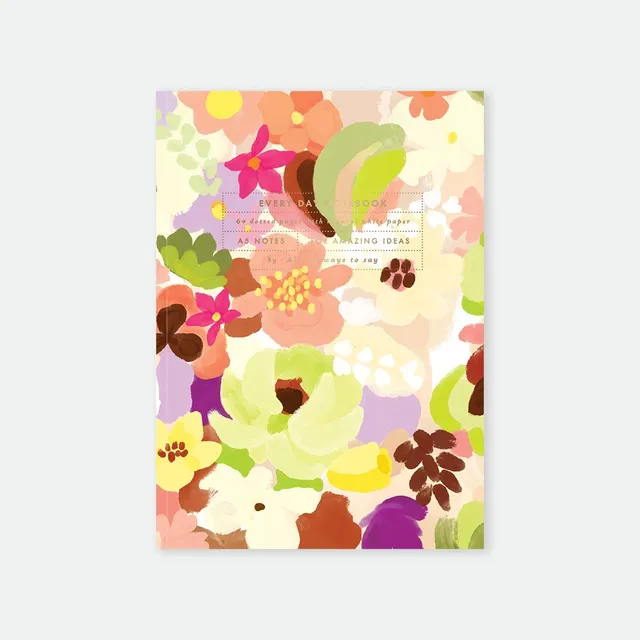 all-the-ways-to-say-spring-sweets-notizbuch-a5-blumen image 1