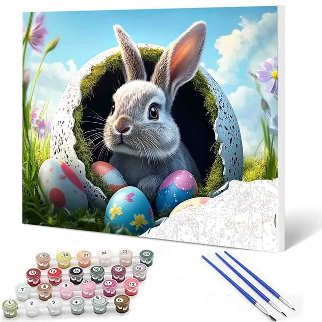 tucocoo-easter-bunny-in-eggshell-malen-nach-zahlen-ostern image 1