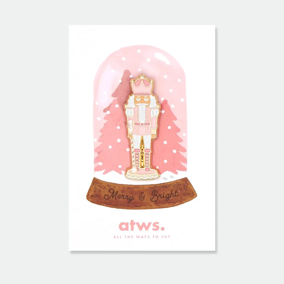 all-the-ways-to-say-pink-nutcracker-pin-anstecker-rosa-emaille image 1