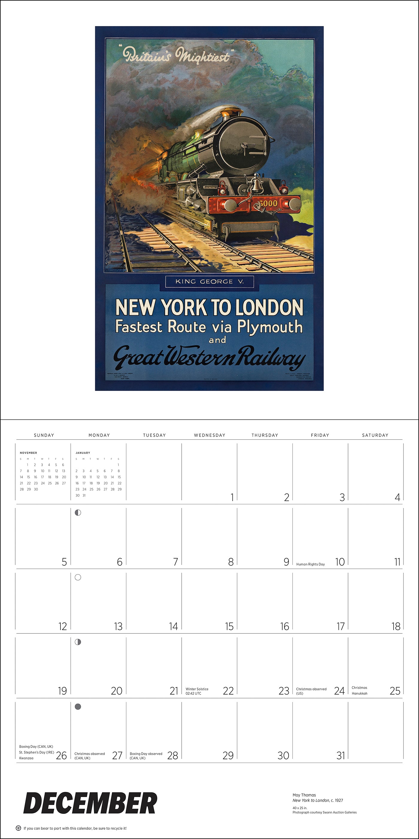 pomegranate-england-by-rail-vintage-wandkalender-2027-reise image 5