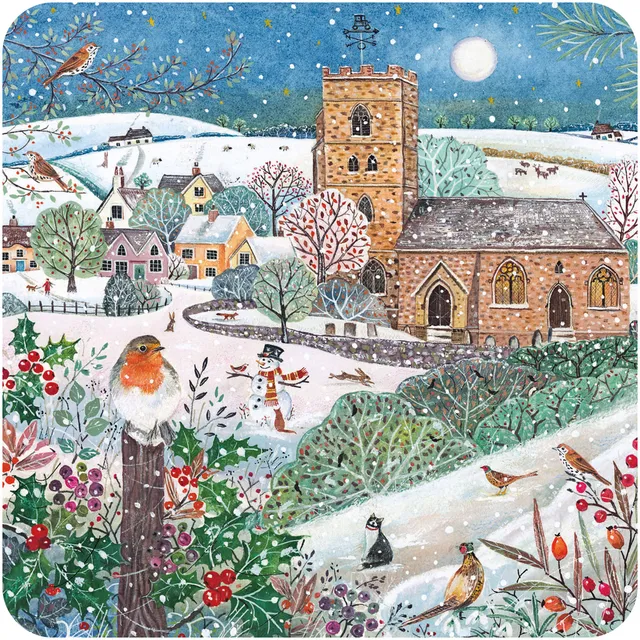 otter-house-christmas-rspb-snowy-countryside-weihnachtskarten-10-st-ck image 1