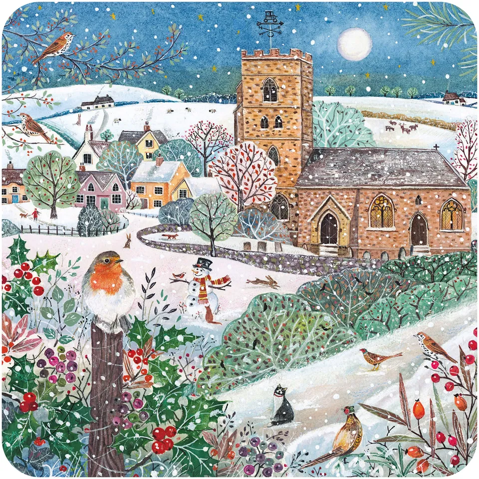 otter-house-christmas-rspb-snowy-countryside-weihnachtskarten-10-st-ck image 1