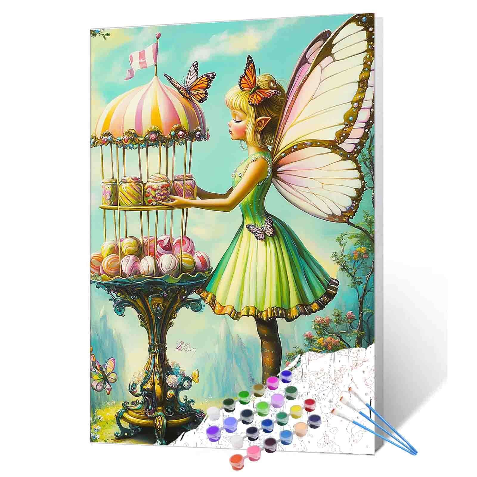 tucocoo-candy-fairy-market-malen-nach-zahlen-40x50cm-fee image 1