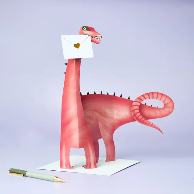 otter-house-dippy-dinosaur-3d-gru-karte-special-delivery image 1