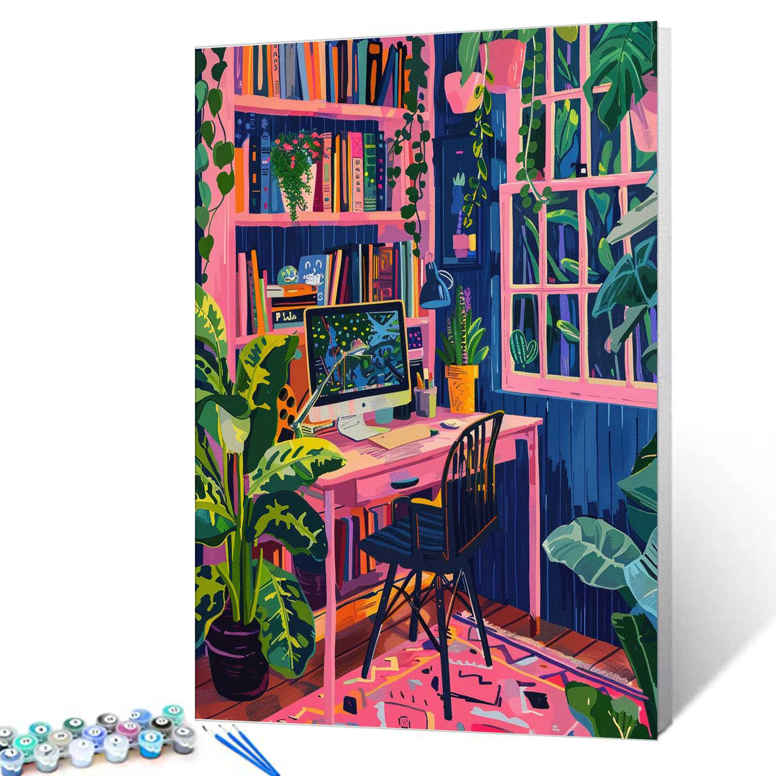 tucocoo-creative-workspace-plants-malen-nach-zahlen-40x50 image 1