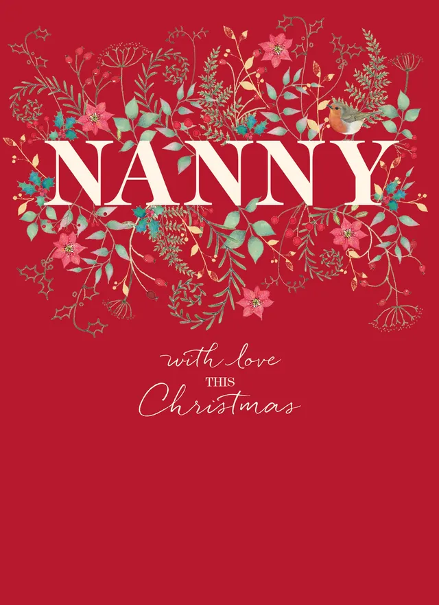 otter-house-christmas-weihnachtskarte-nan-nanny-blumen image 1
