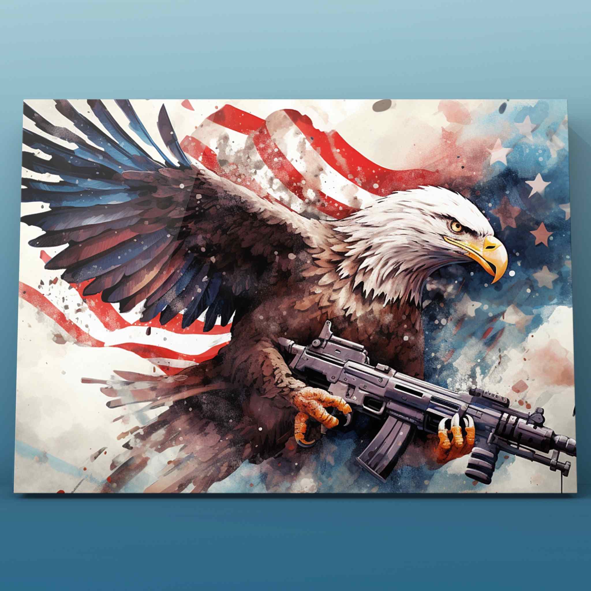 tucocoo-bald-eagle-holding-rifle-malen-nach-zahlen-40x50cm-adler image 2