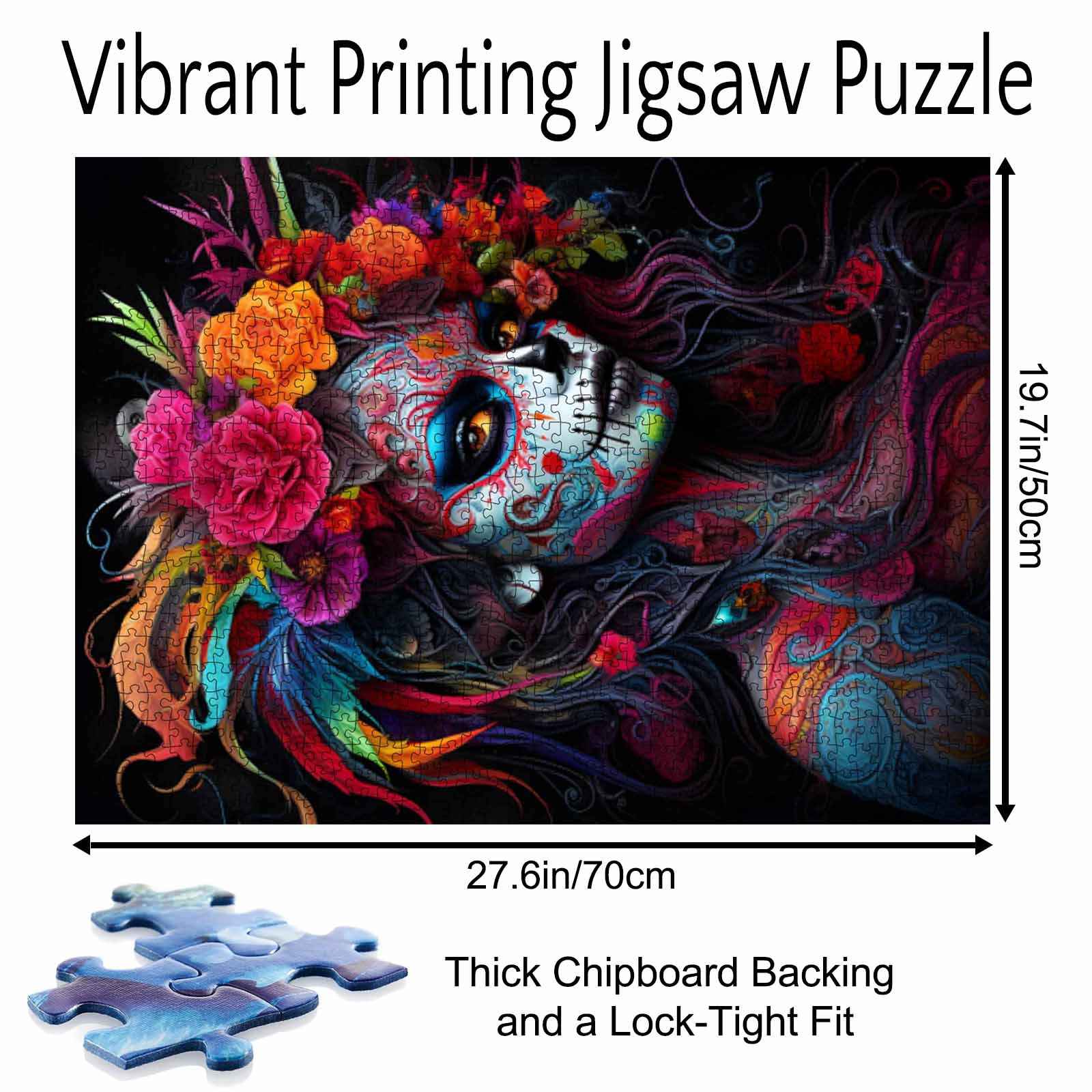 tucocoo-calavera-beauty-puzzle-1000-teile-totenkopf image 5