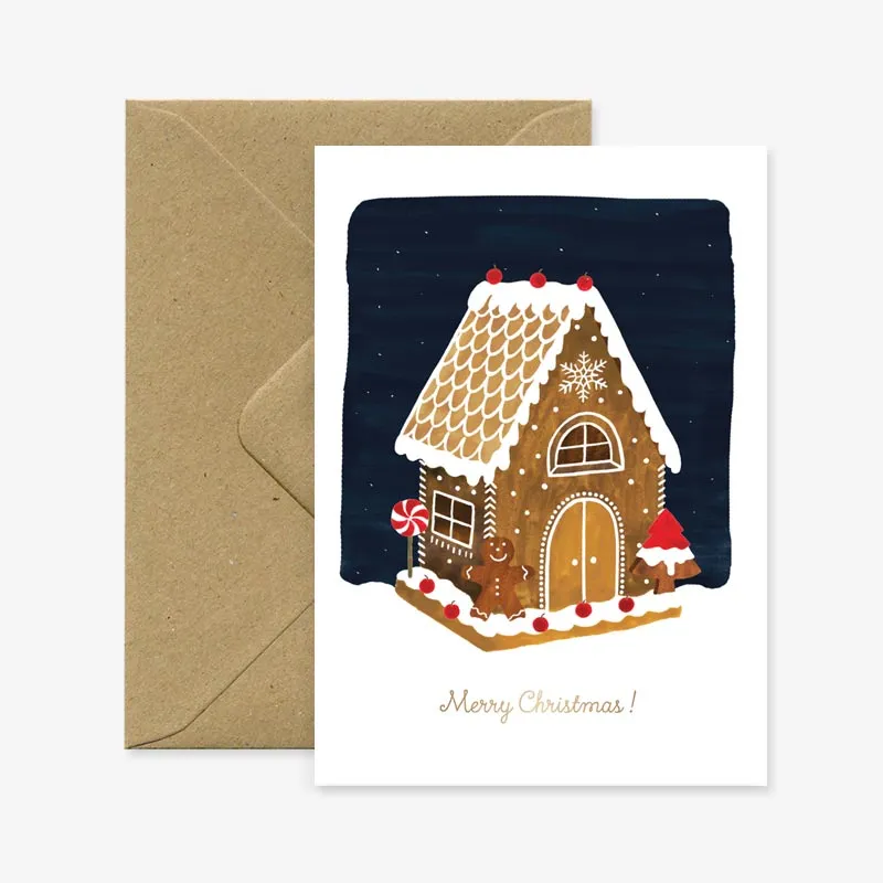 all-the-ways-to-say-ginger-bread-house-weihnachtskarte-a6-2 image 1
