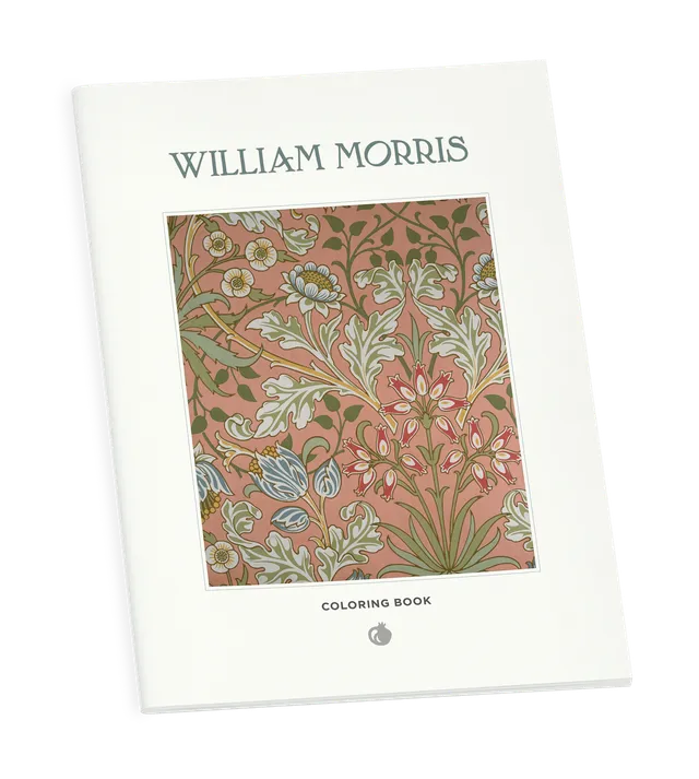 pomegranate-william-morris-malbuch-blumen-ranken image 1
