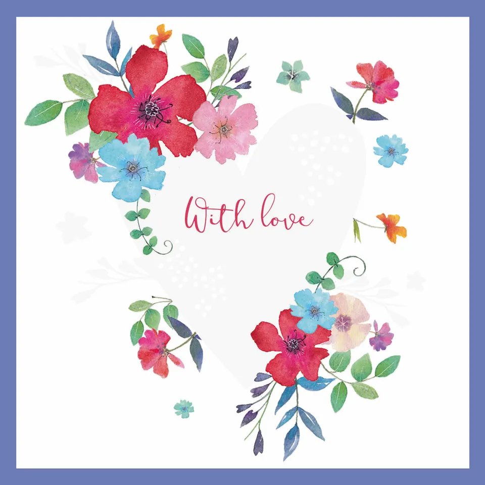 otter-house-say-it-with-flowers-floral-heart-gru-karte image 1