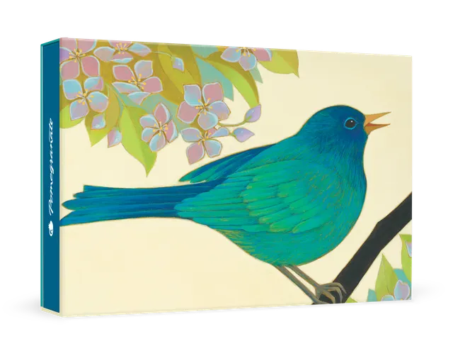 pomegranate-boxed-notecards-siri-schillios-bluebird-dankeskarten-set image 1