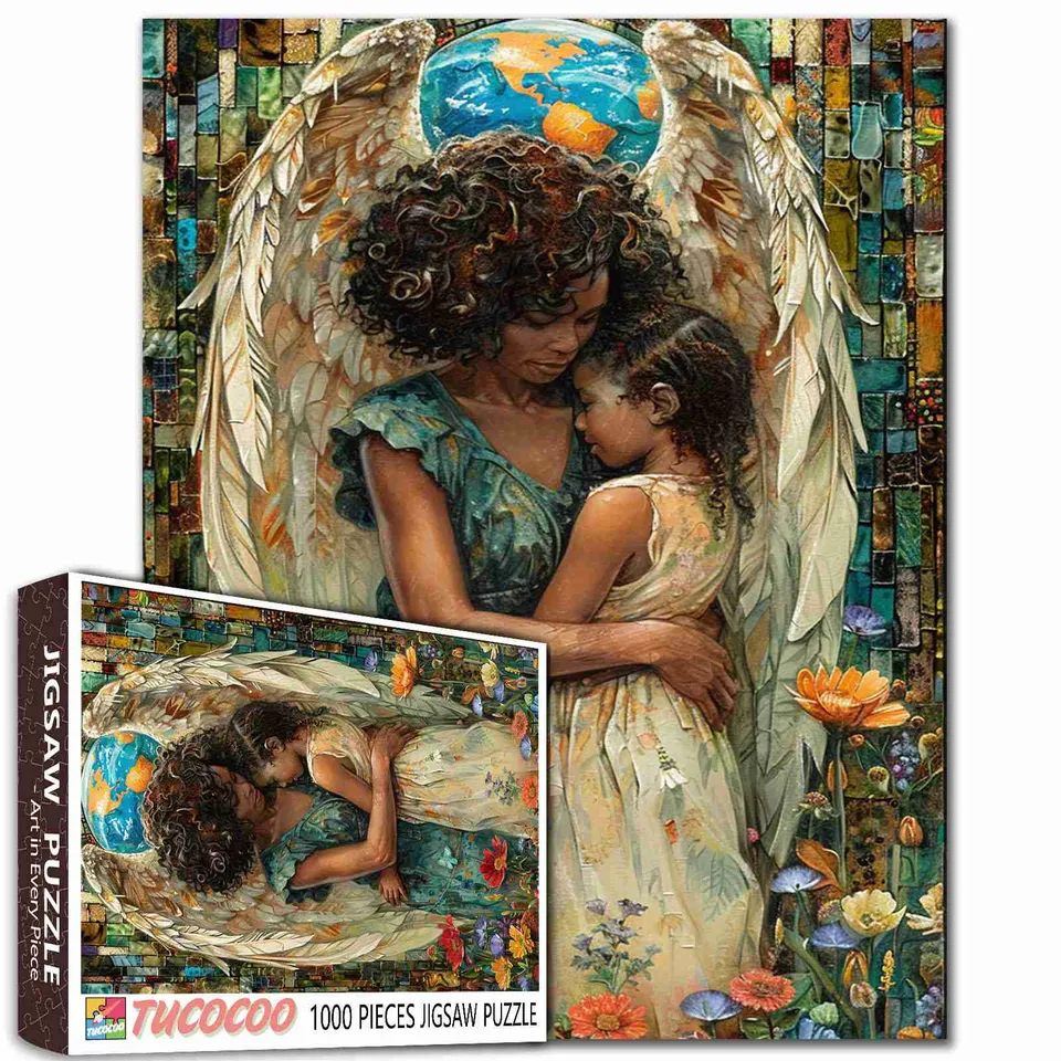 tucocoo-guardian-s-embrace-puzzle-1000-teile-schutzengel image 1