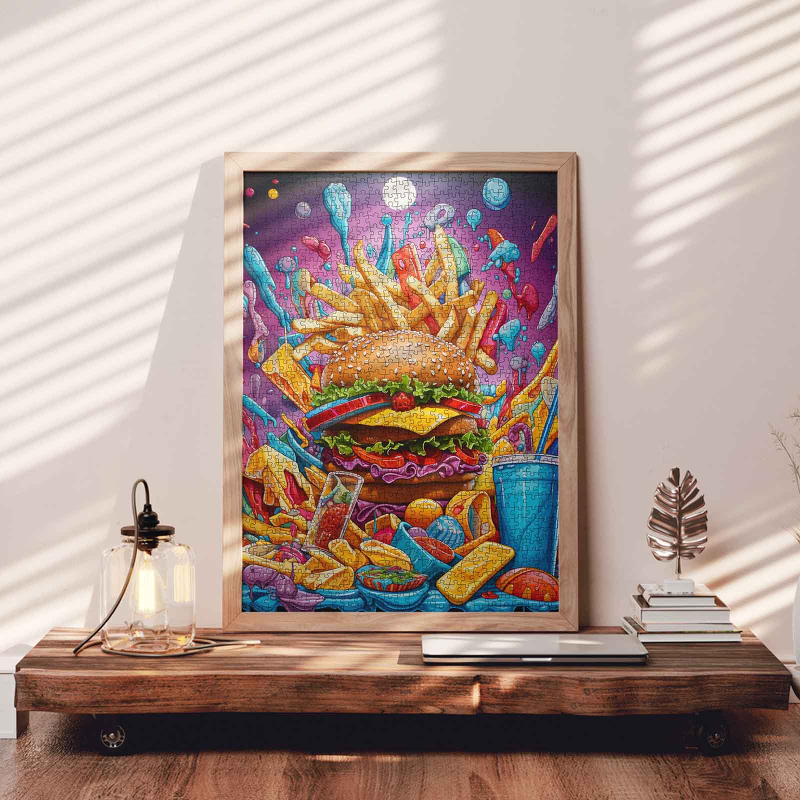 tucocoo-epic-burger-and-fries-feast-puzzle-1000-teile-essen image 3