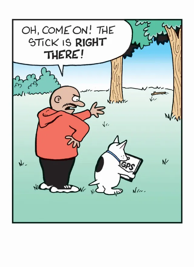 otter-house-off-the-mark-gru-karte-stick-hund-motiv-blanko image 1