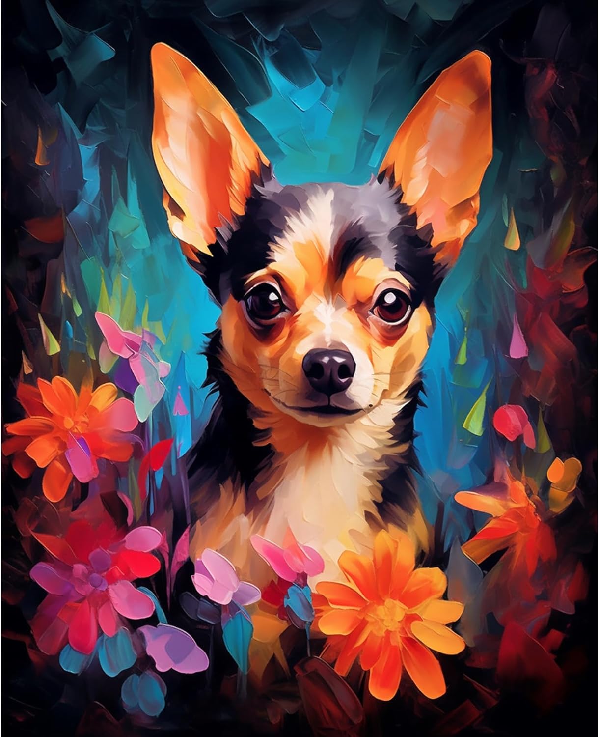 tucocoo-paint-by-numbers-abstract-chihuahua-malen-nach-zahlen-hund image 2
