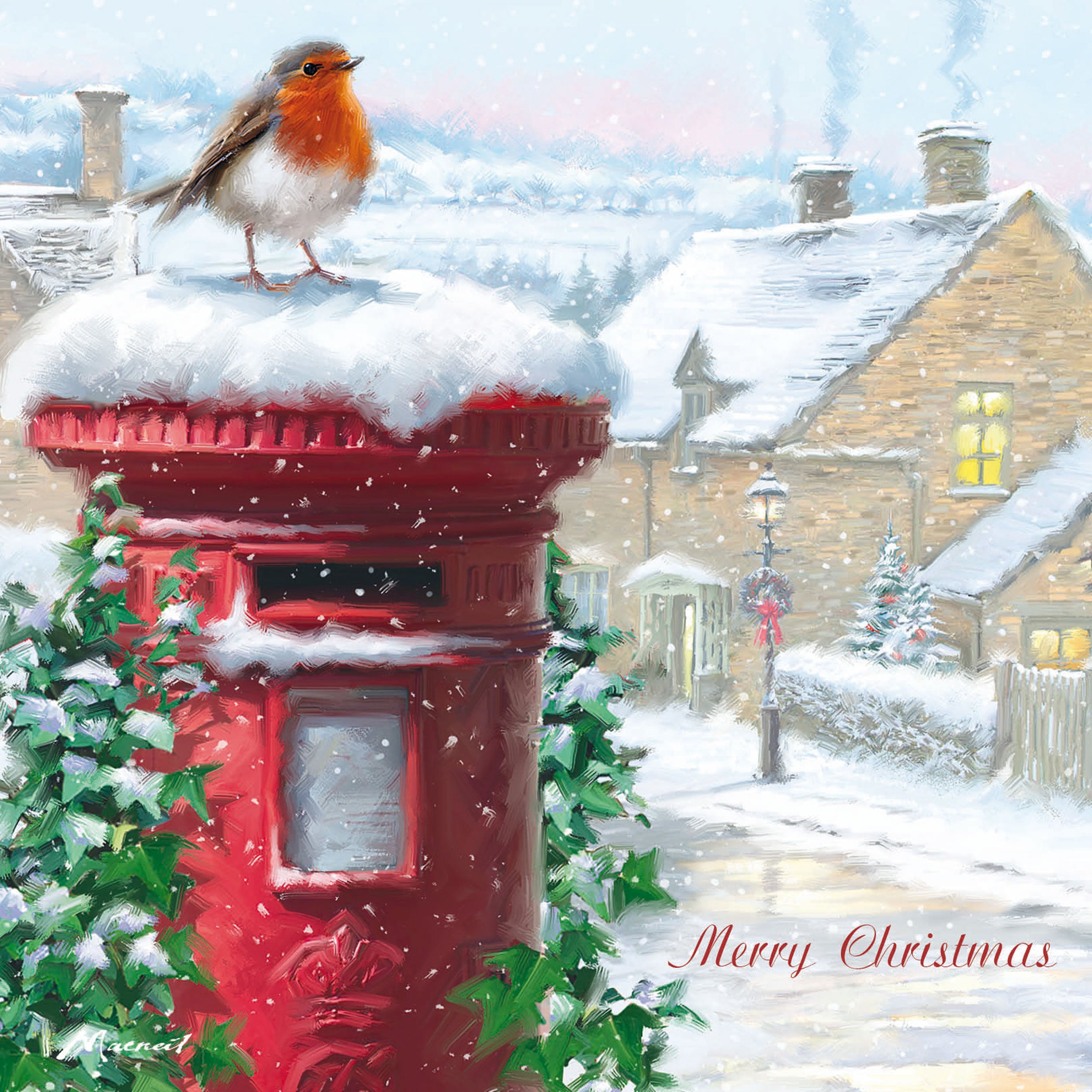 otter-house-christmas-postbox-weihnachtskarten-set-rotkehlchen image 5