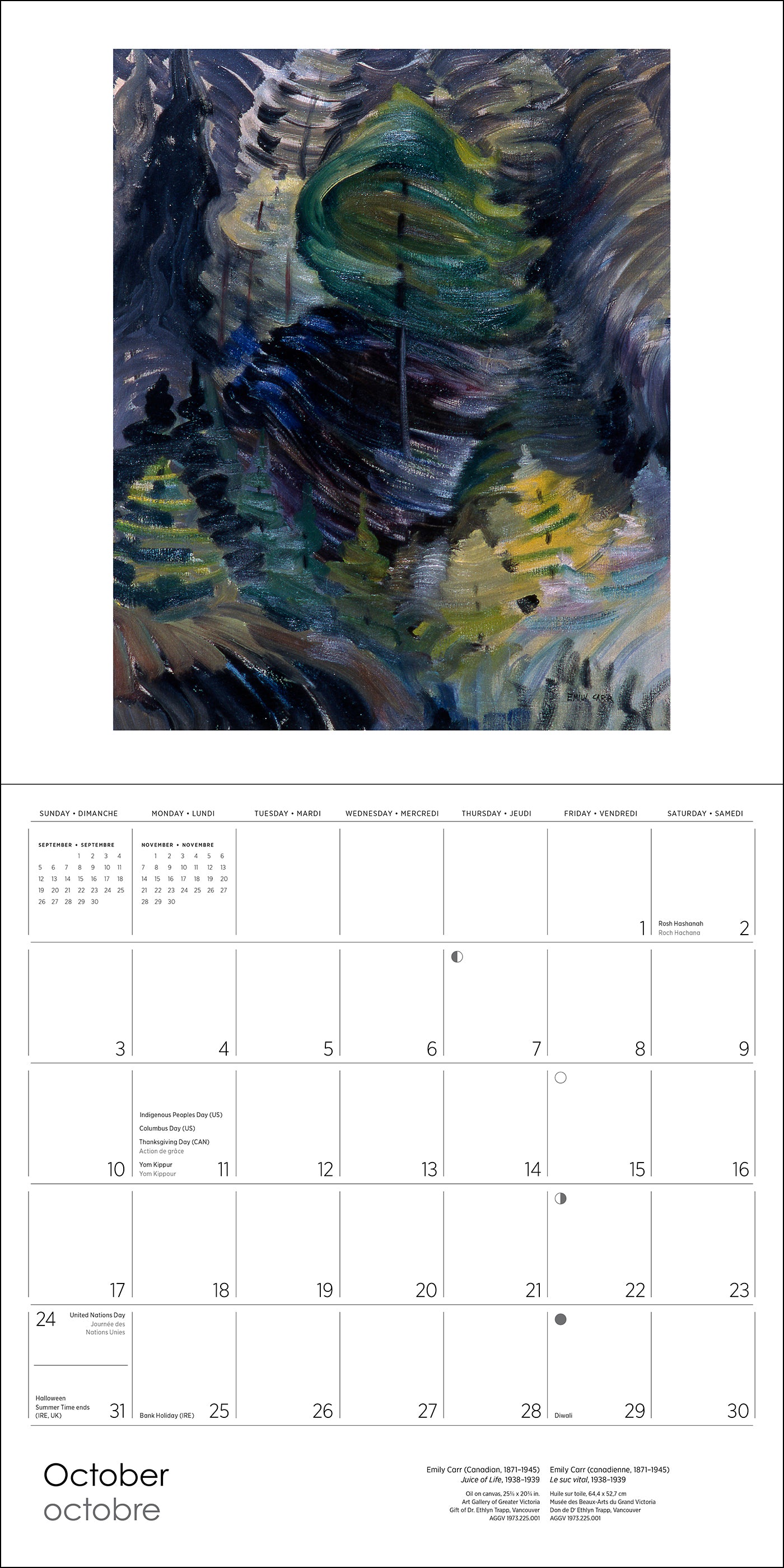 pomegranate-emily-carr-2027-wandkalender-landschaften image 5