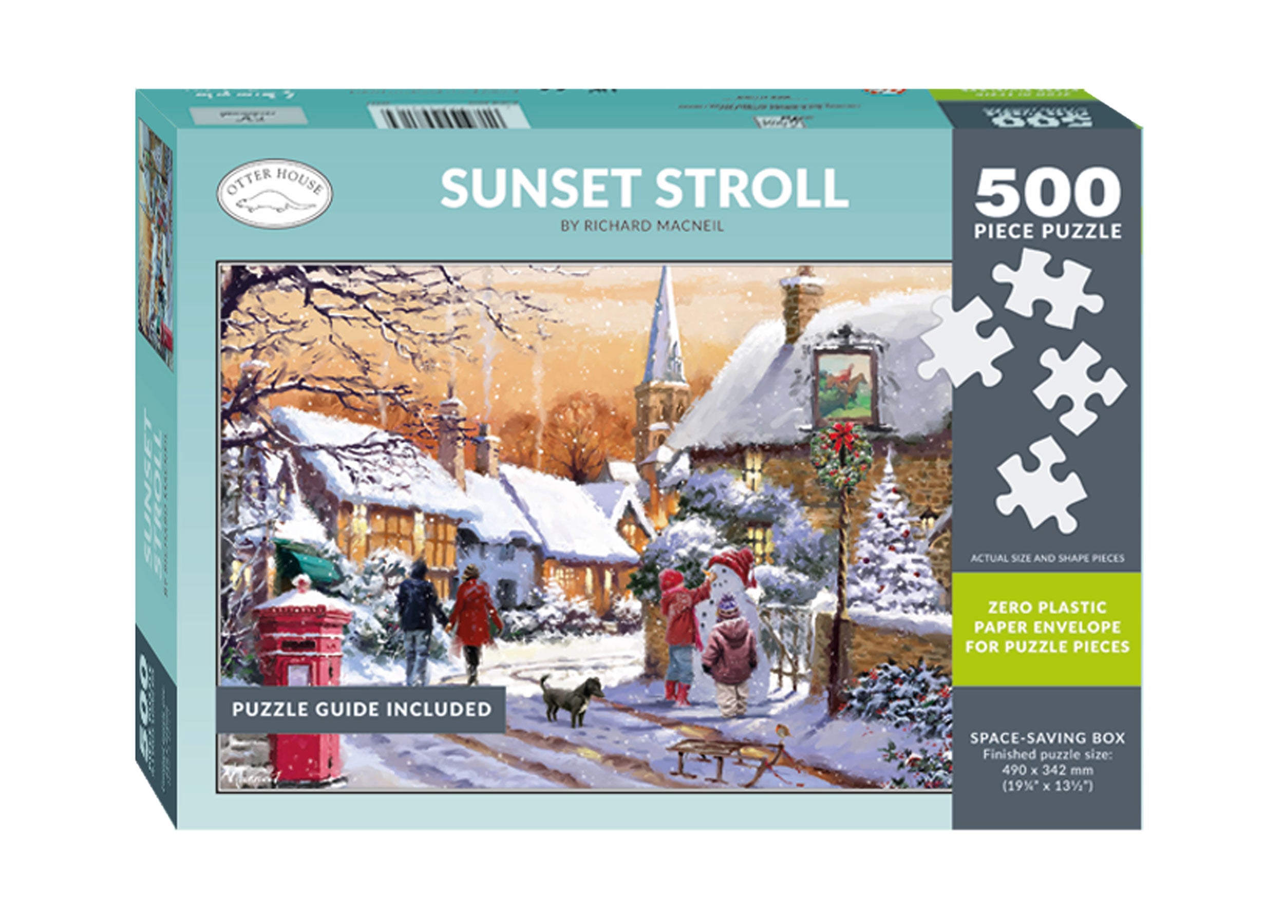 otter-house-sunset-stroll-puzzle-500-teile-winterdorf image 2