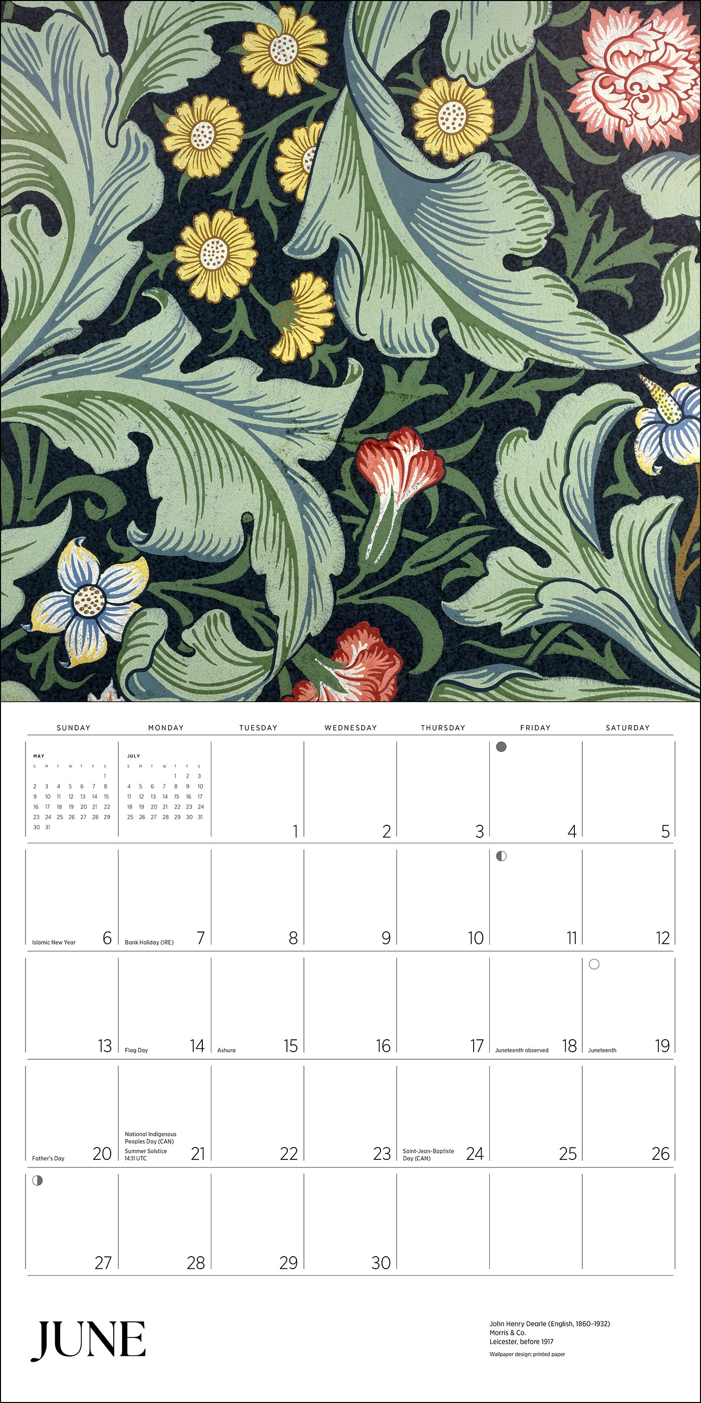 pomegranate-william-morris-wandkalender-2027-muster image 7