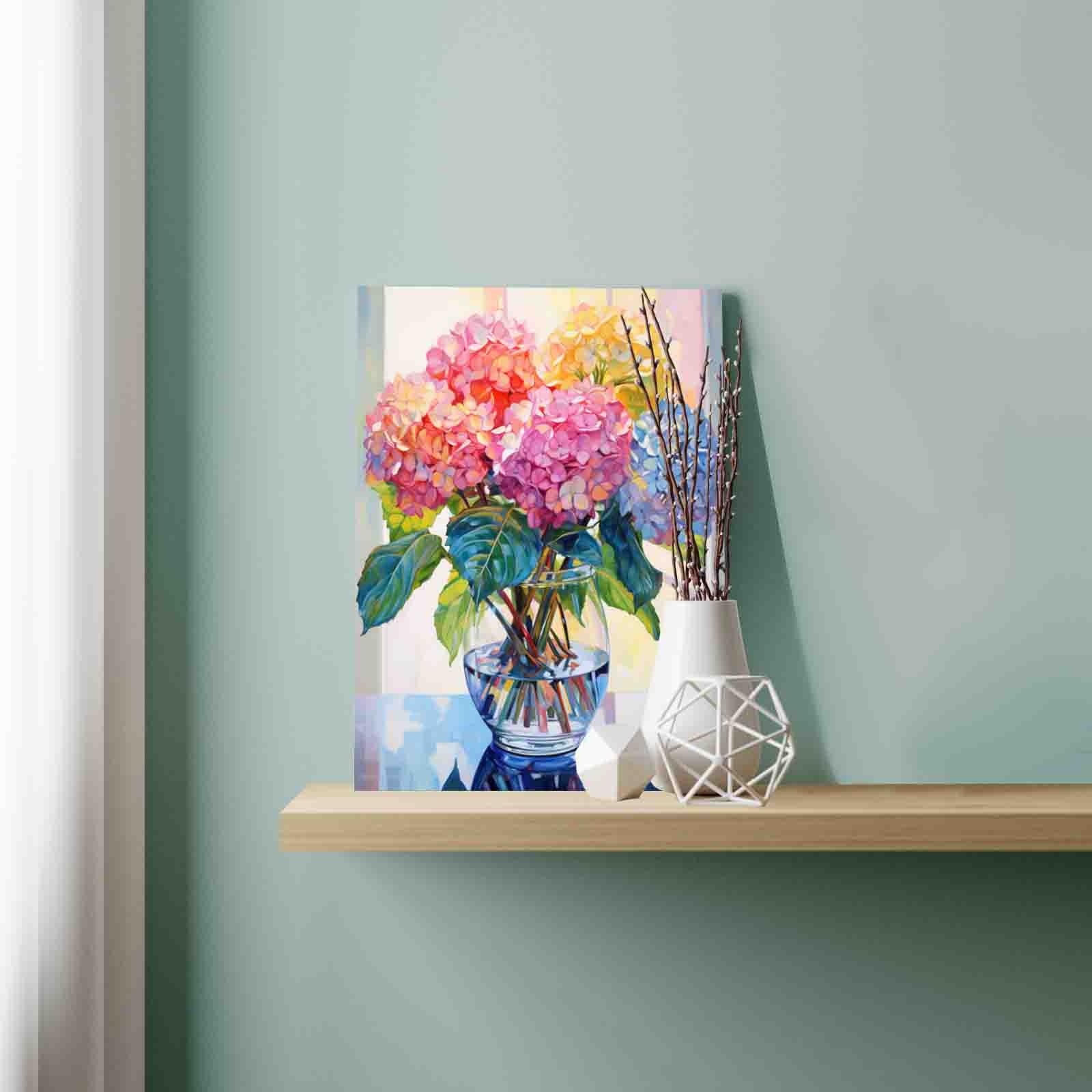 tucocoo-hydrangea-in-glass-vase-malen-nach-zahlen-40x50-blumen image 3