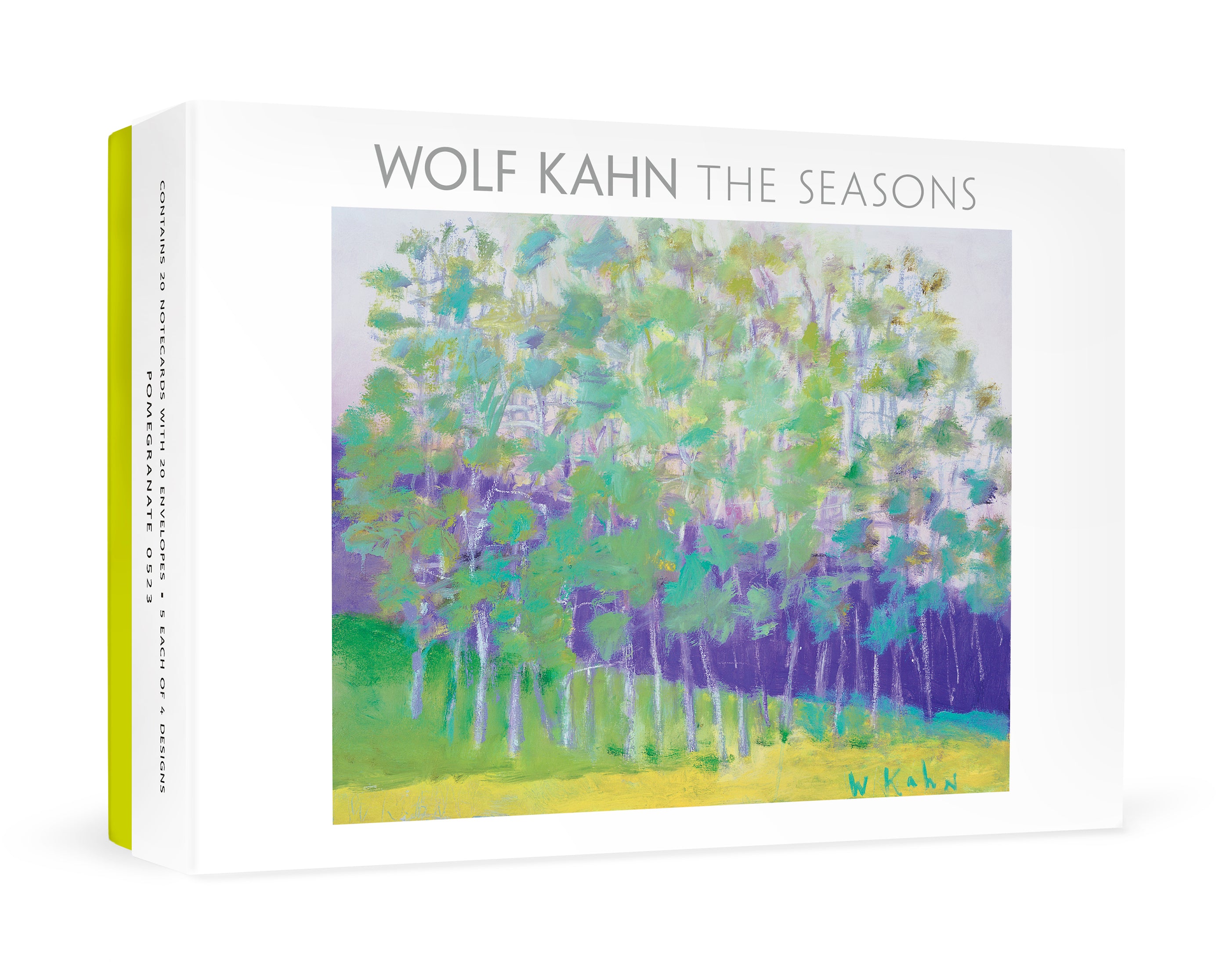 pomegranate-wolf-kahn-the-seasons-gru-kartenbox-20-st-ck image 1