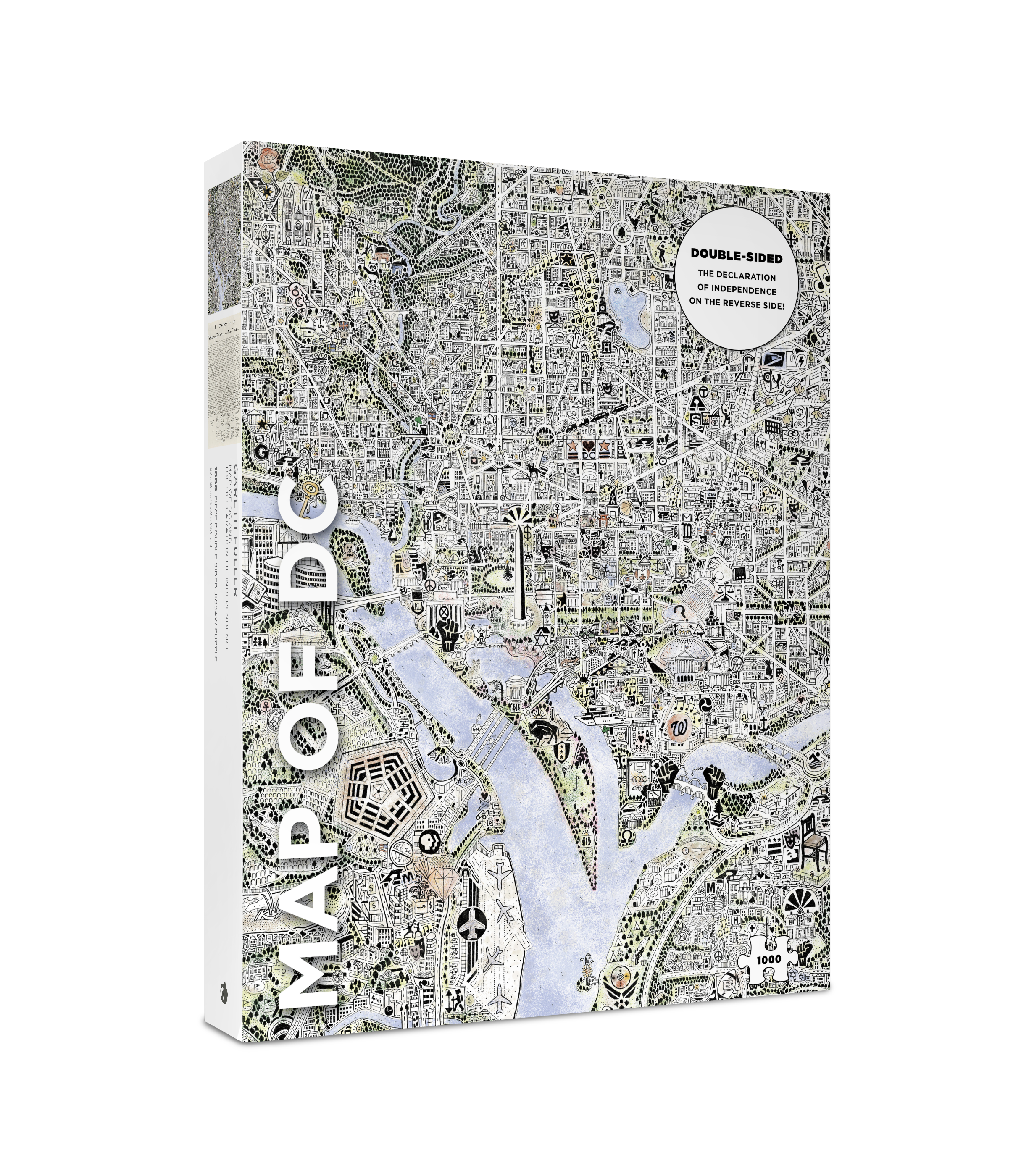 pomegranate-gareth-fuller-map-dc-puzzle-1000-teile-doppelseitig image 1