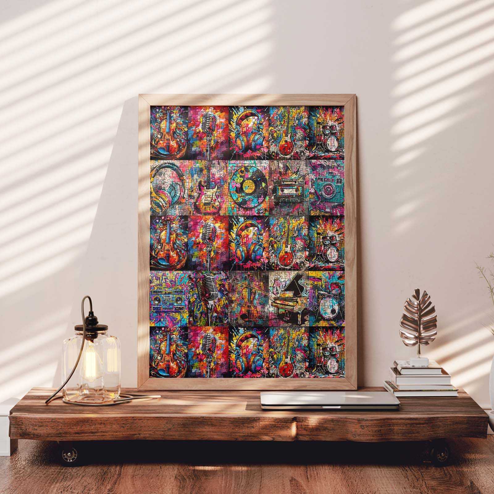 tucocoo-graffiti-music-instruments-puzzle-1000-teile-musik image 3