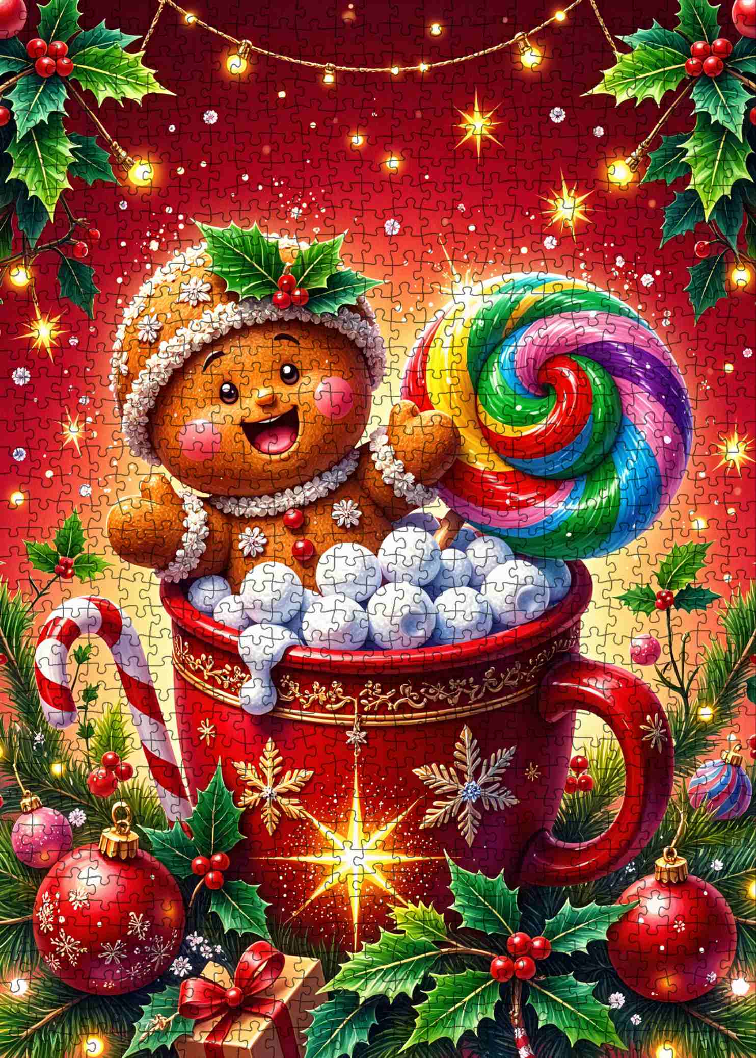 tucocoo-gingerbread-joy-christmas-puzzle-1000-teile-tasse image 2