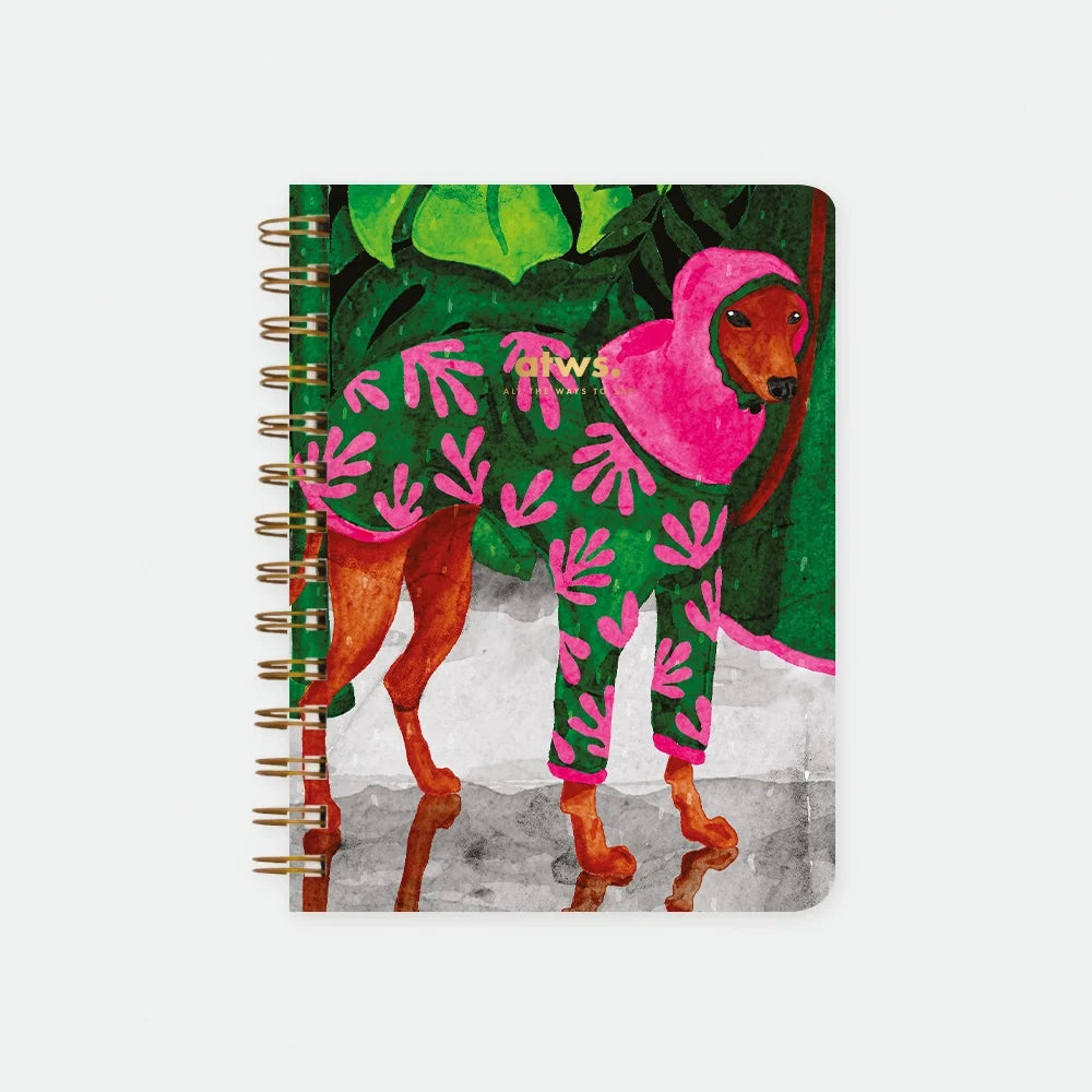 all-the-ways-to-say-wet-season-spiralnotizbuch-a5-dackel image 1