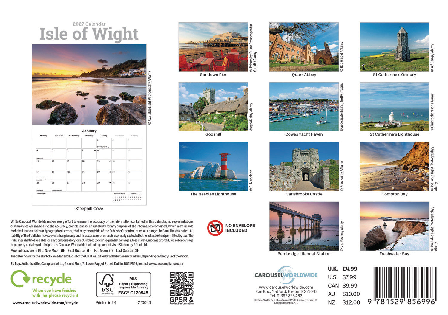 otter-house-isle-of-wight-a5-kalender-2027-wandkalender-fotos image 2