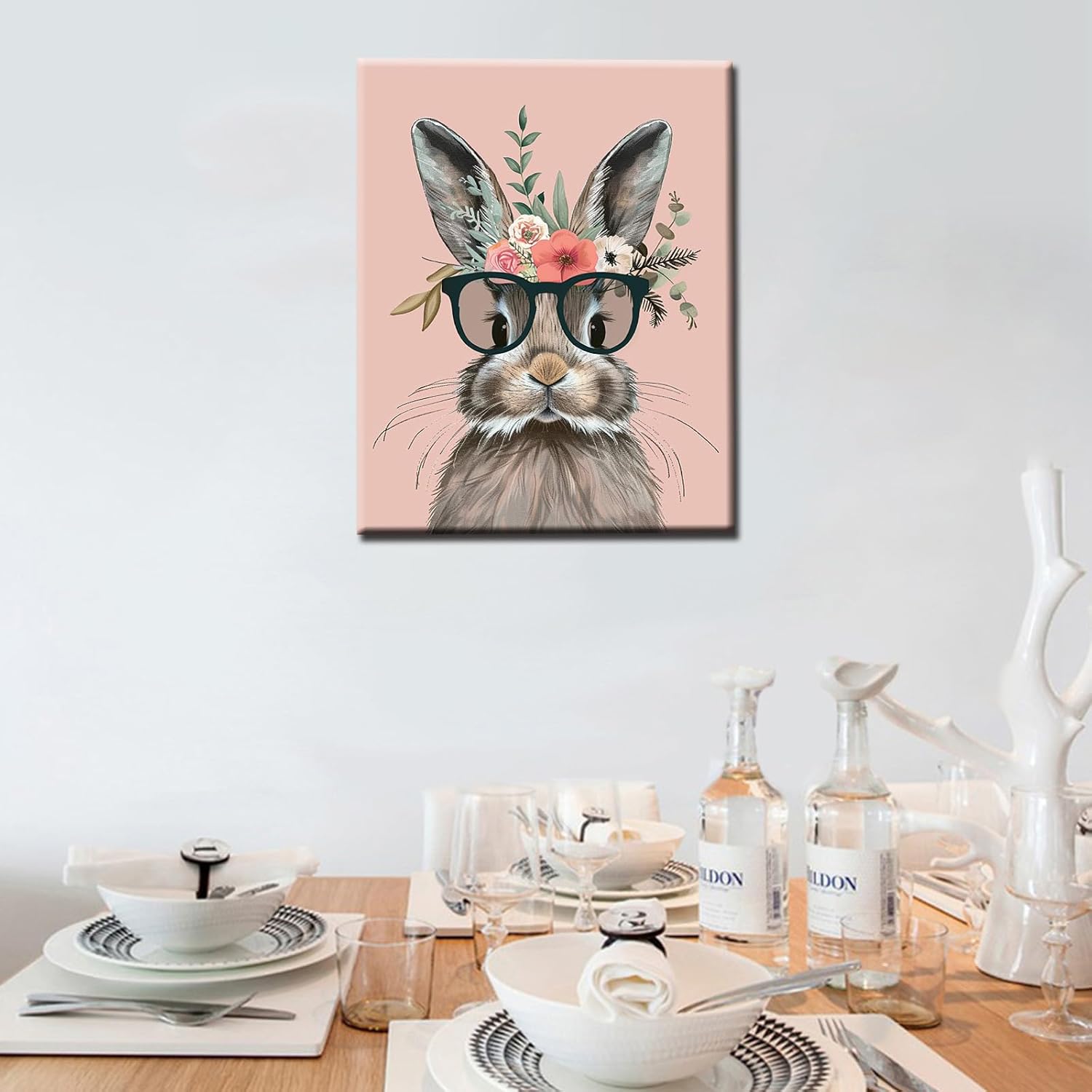 tucocoo-little-rabbit-malen-nach-zahlen-40x50-hase-sonnenbrille image 2