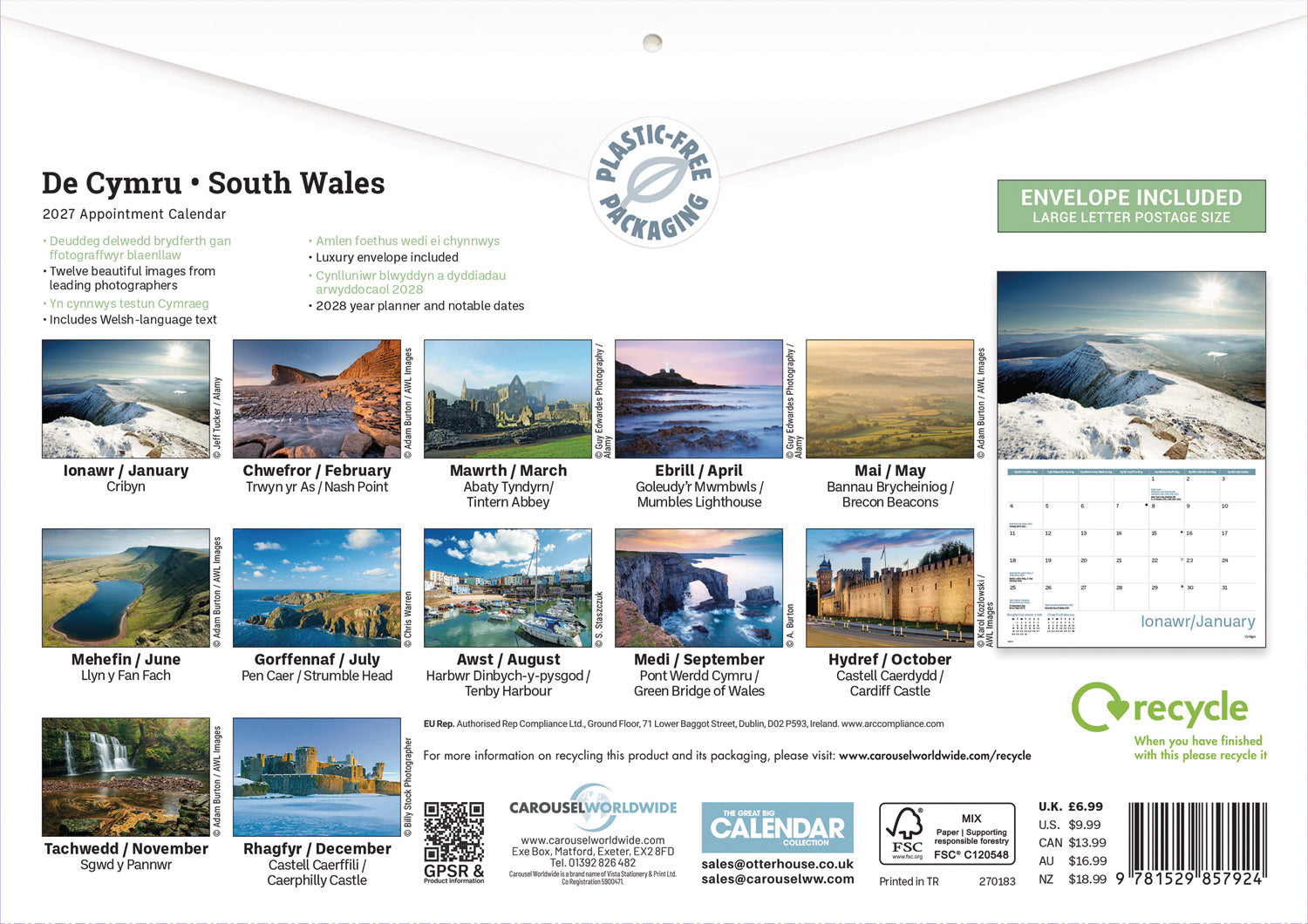 otter-house-south-wales-a4-kalender-2027-monatskalender image 2