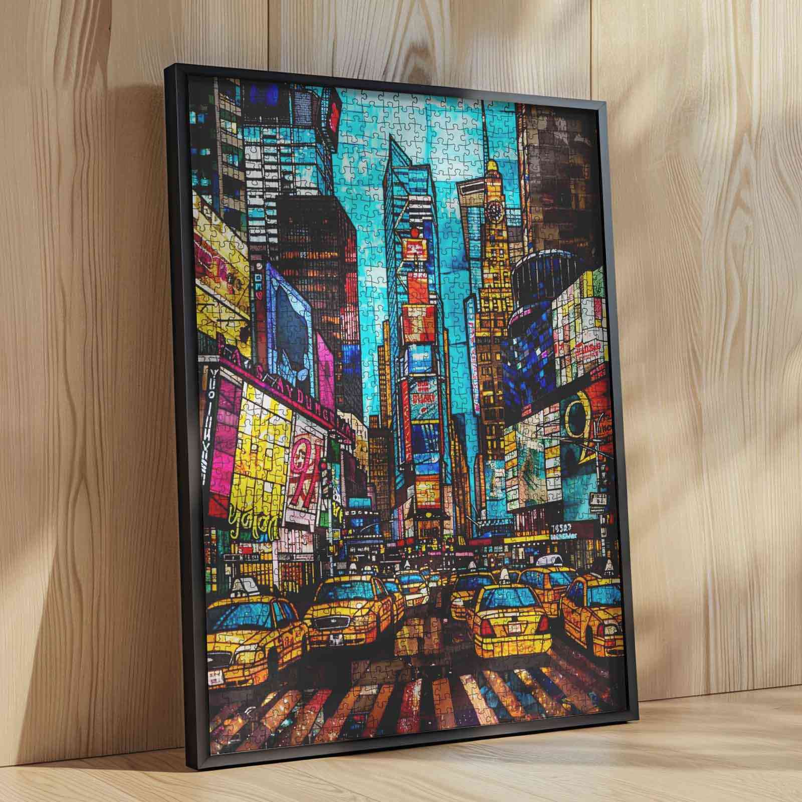 tucocoo-jigsaw-manhattan-city-view-puzzle-1000-teile-glasmalerei image 4