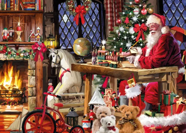 otter-house-santa-s-workshop-puzzle-1000-teile-weihnachten image 1