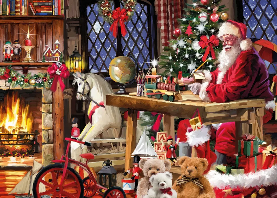 otter-house-santa-s-workshop-puzzle-1000-teile-weihnachten image 1