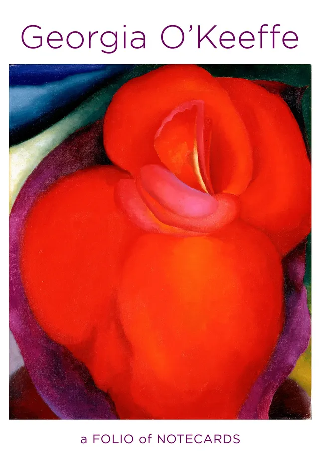 pomegranate-georgia-o-keeffe-notecard-folio-karten-blumen-10er image 1