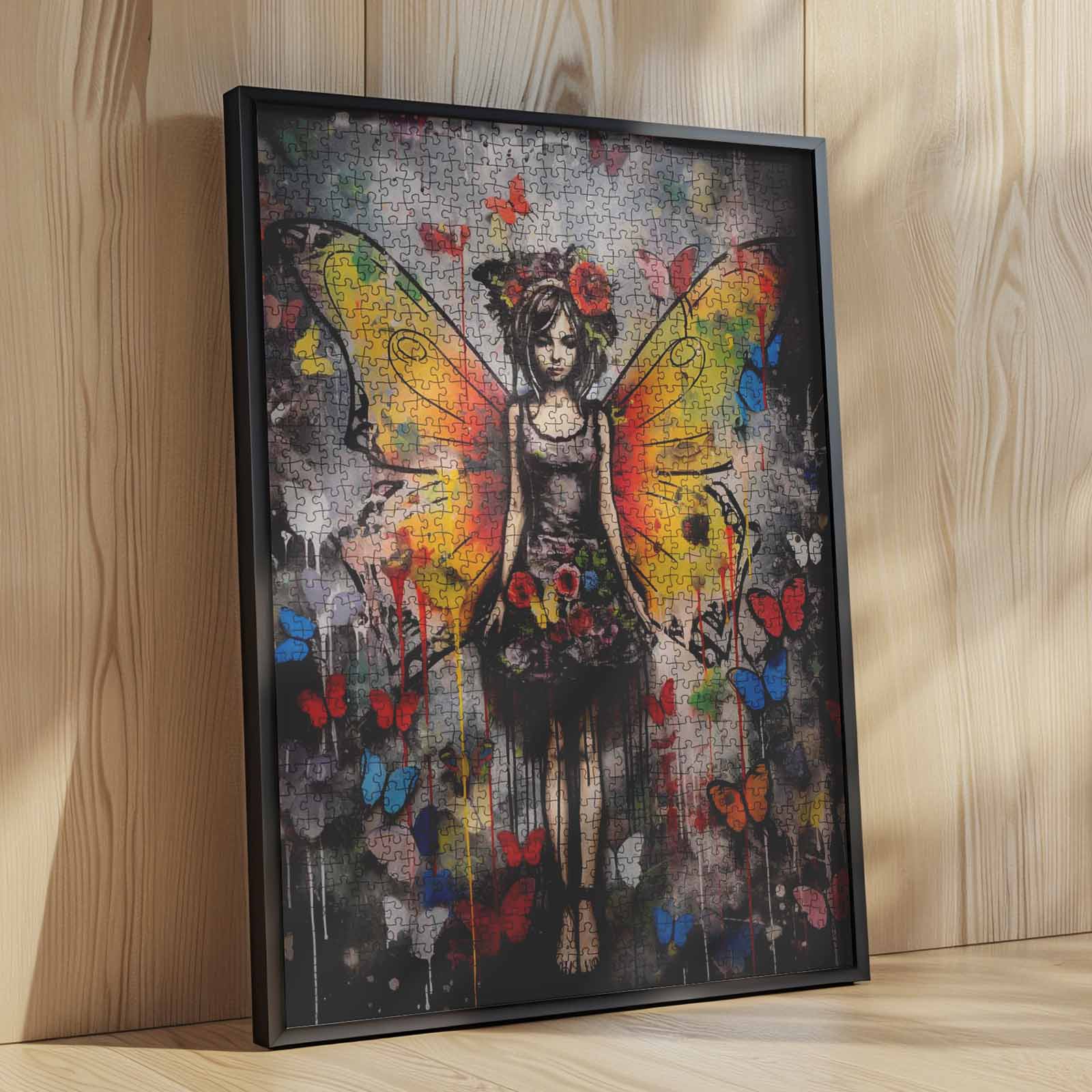 tucocoo-butterfly-girl-puzzle-1000-teile-graffiti image 4