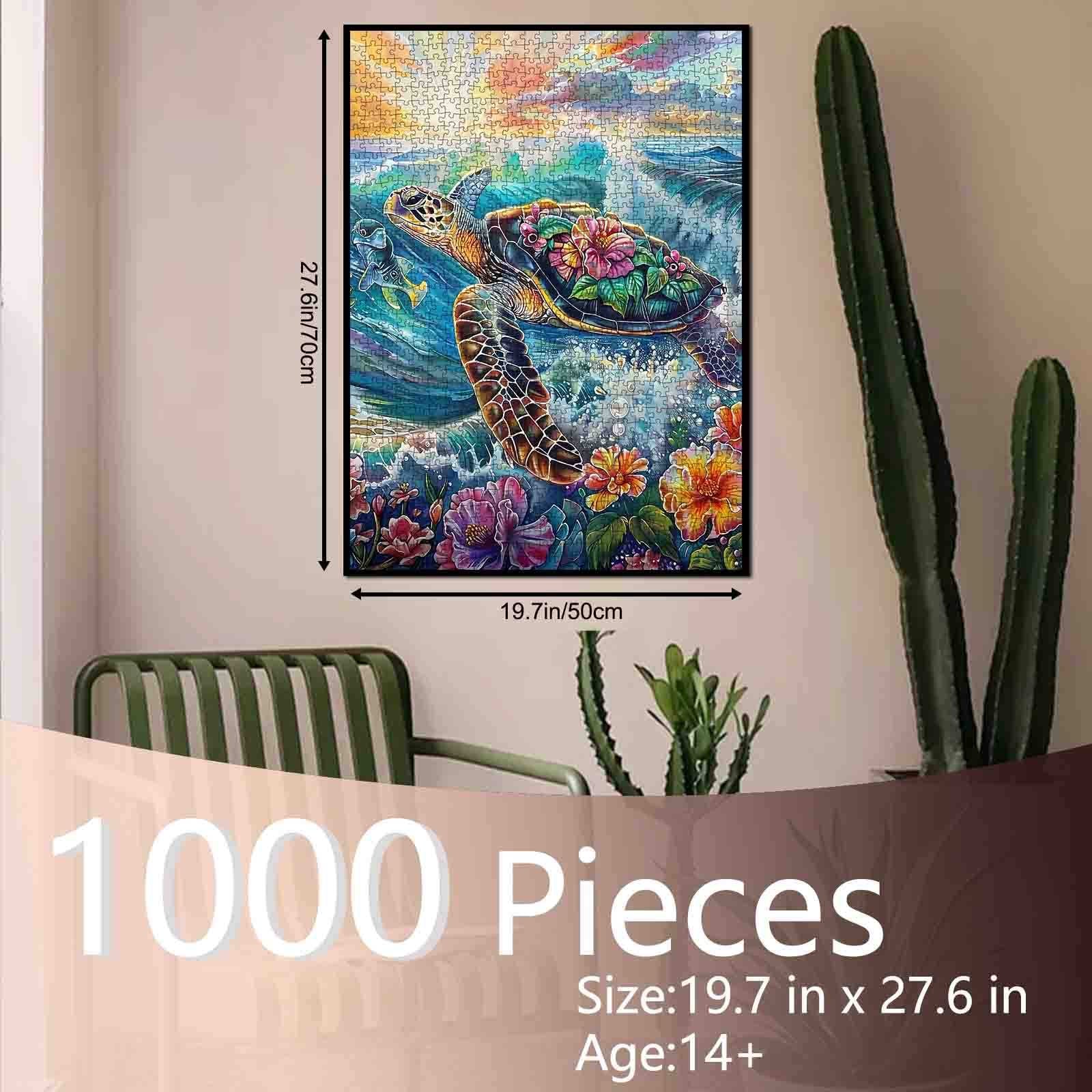 tucocoo-sea-turtle-sunset-puzzle-1000-teile-meeresmotiv image 5