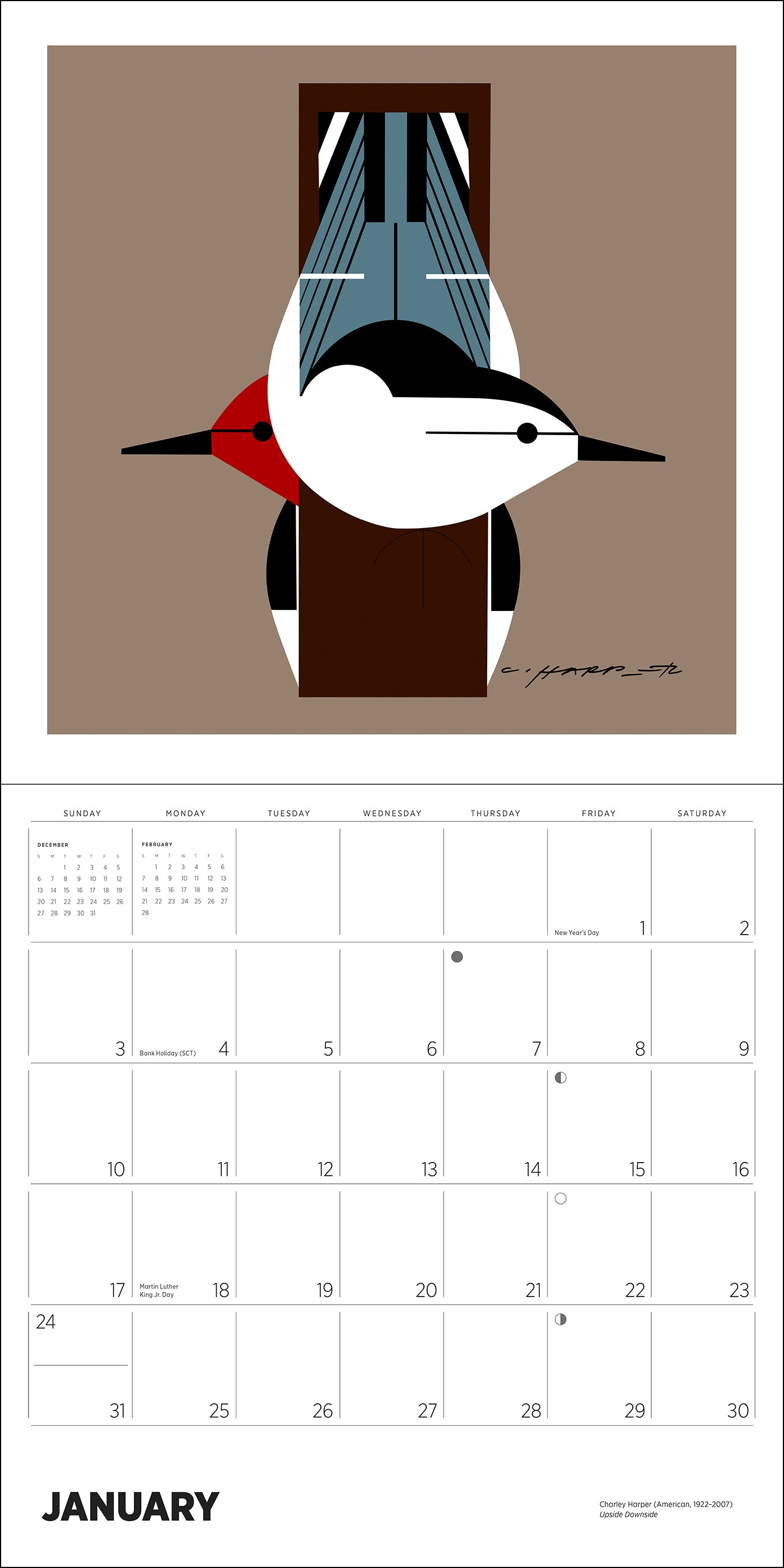 pomegranate-charley-harper-2027-wandkalender-v-gel image 3