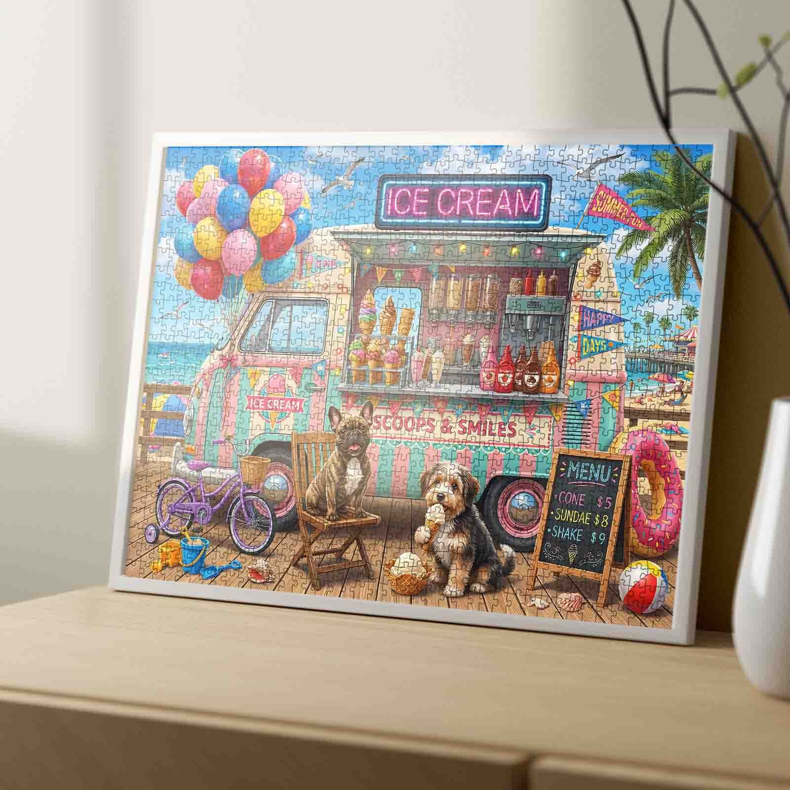 tucocoo-jigsaw-puzzles-eiswagen-strand-puzzle-1000-teile image 4