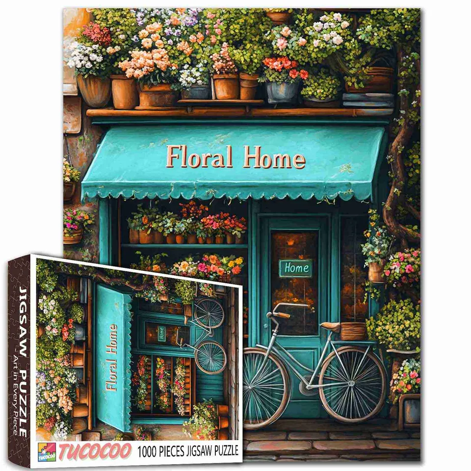 tucocoo-floral-home-corner-puzzle-1000-teile-blumenladen image 1