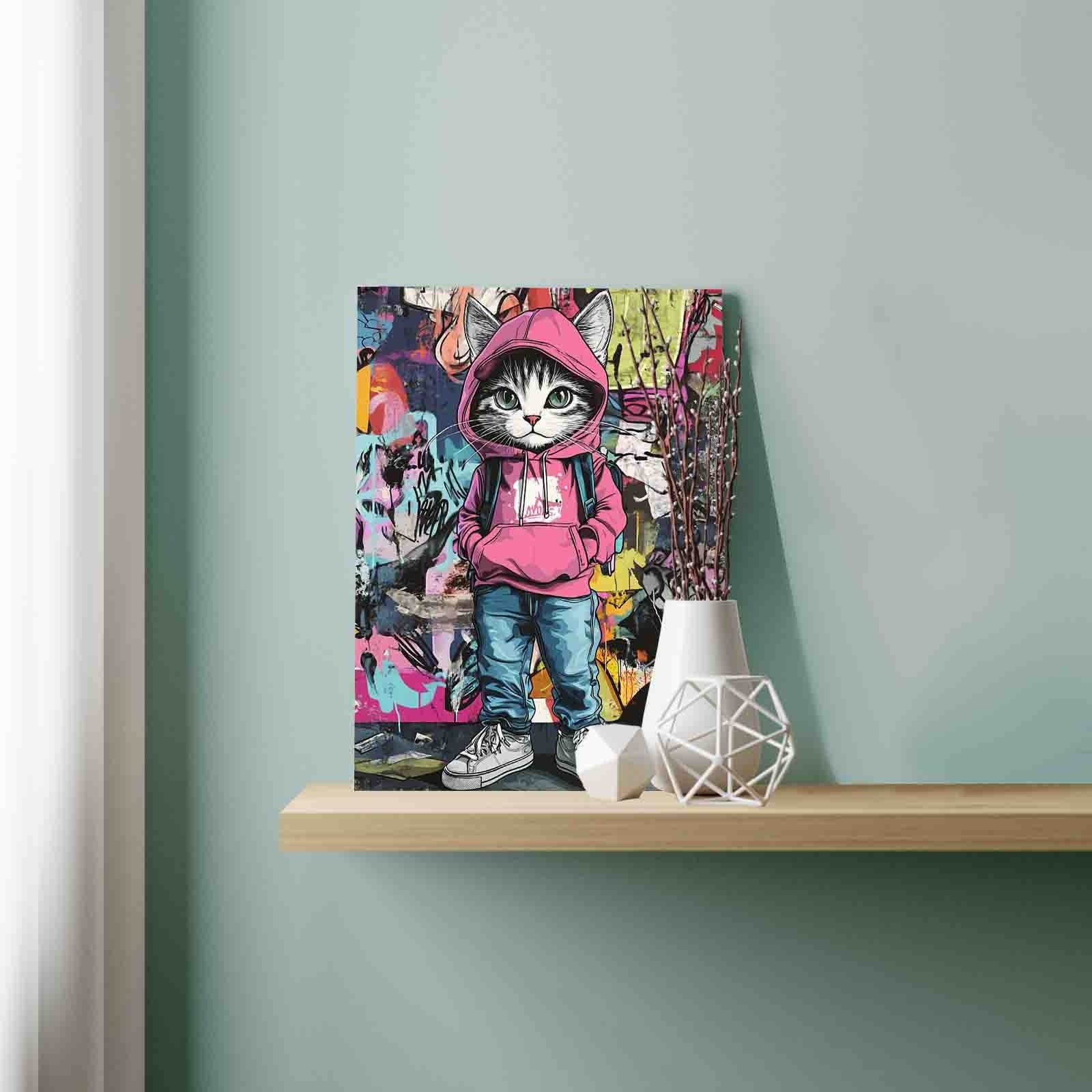 tucocoo-paint-by-numbers-graffiti-hoodie-katze-malen-nach-zahlen-40x50 image 3