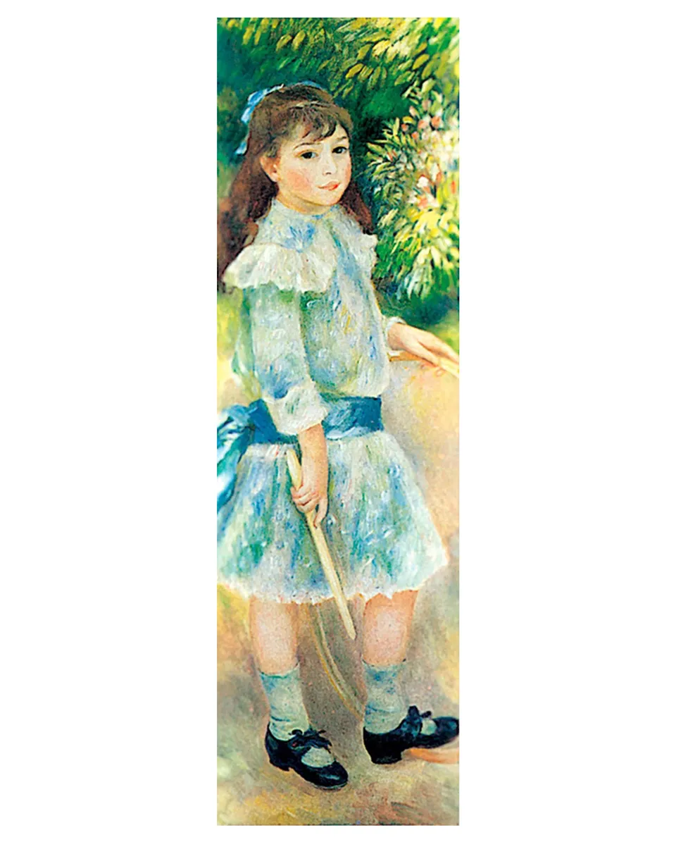 pomegranate-bookmarks-renoir-girl-with-a-hoop-lesezeichen image 1